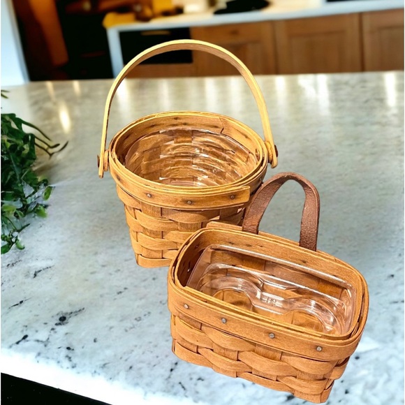 Vintage Longaberger baskets from the late 1980’s - DUO - Picture 2 of 14
